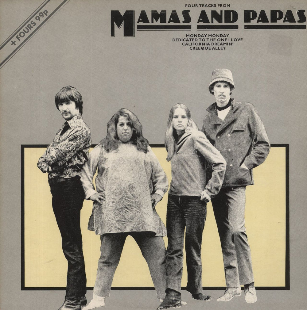 The Mama's And The Papa's Four Tracks From Mamas And Papas UK 12" vinyl single (12 inch record / Maxi-single) ABE12006