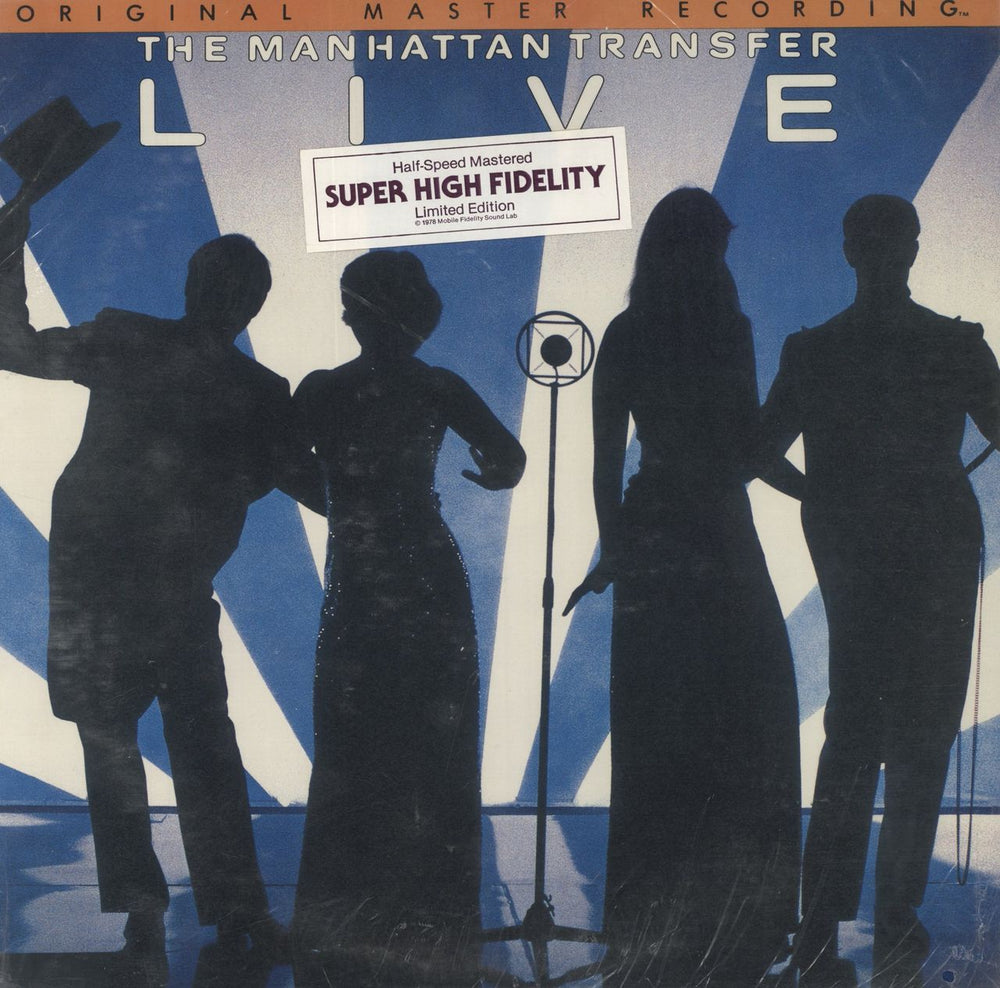 The Manhattan Transfer Live - Sealed US vinyl LP album (LP record) MFSL1-022