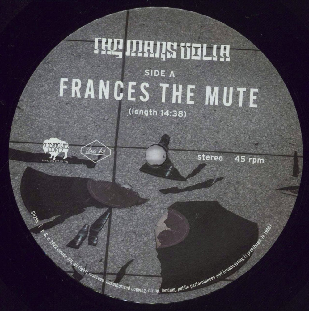 The Mars Volta Frances The Mute - RSD 2023 - Shrink UK 12" vinyl single (12 inch record / Maxi-single) RSO12FR837132