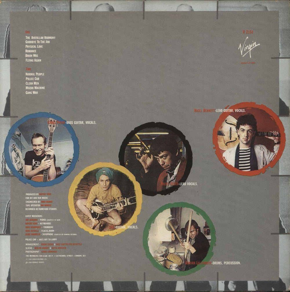 The Members 1980 - The Choice Is Yours - Stickered sleeve UK vinyl LP album (LP record)