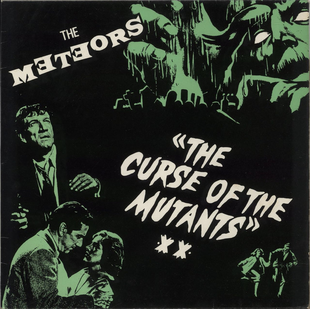 The Meteors (80s) The Curse Of The Mutants - EX UK vinyl LP album (LP record) DOJOLP2