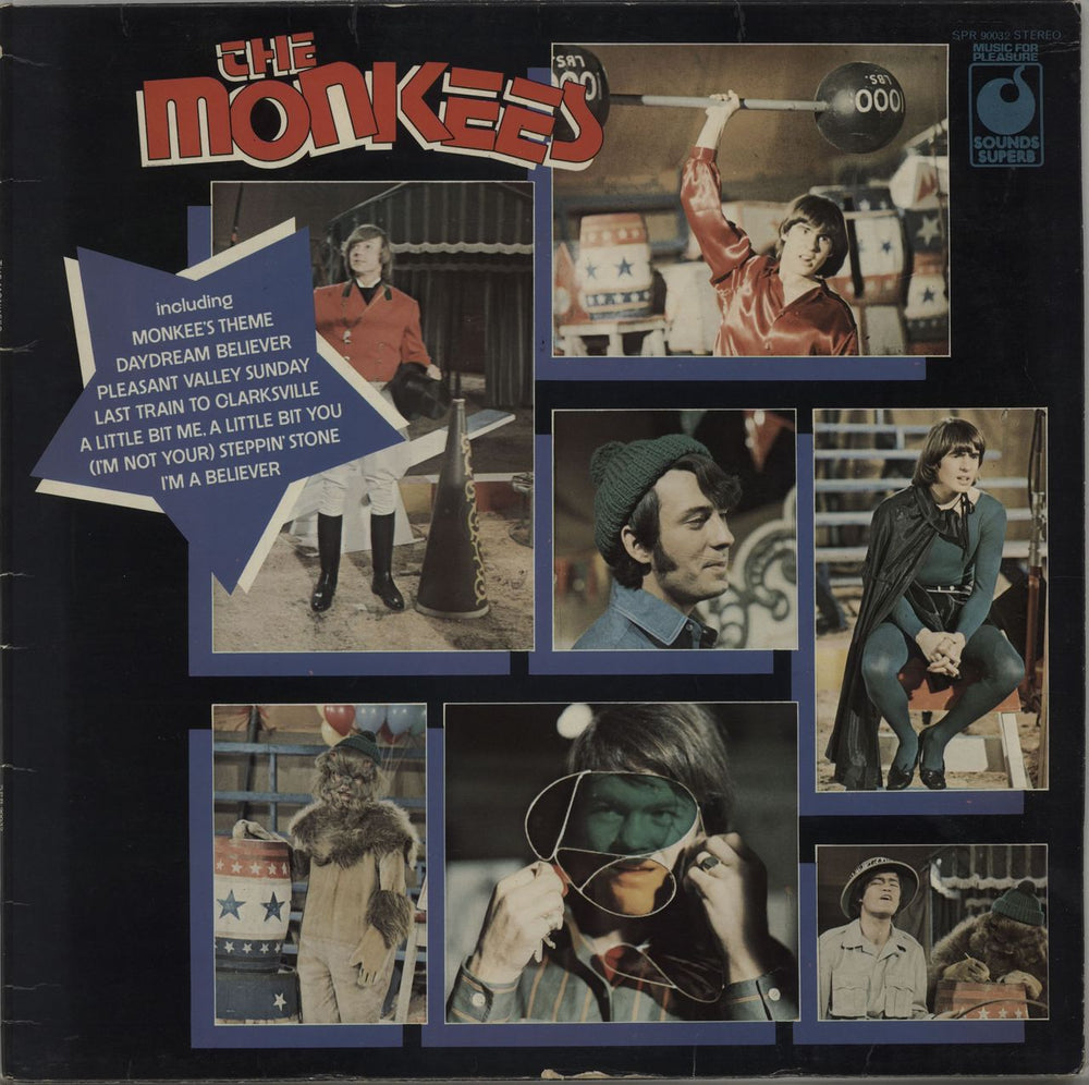 The Monkees The Monkees UK vinyl LP album (LP record) SPR90032