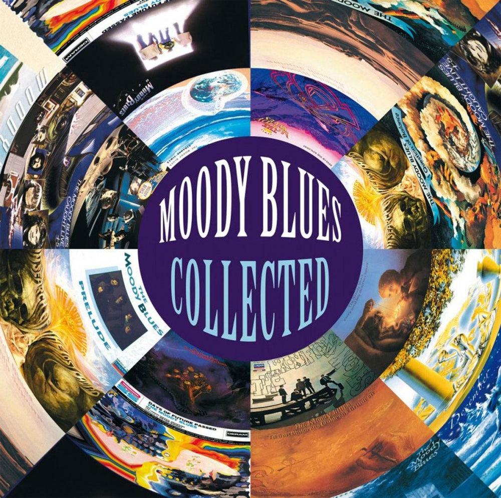 The Moody Blues Collected - 180 Gram Black Vinyl UK 2-LP vinyl record set (Double LP Album) MBL2LCO826200