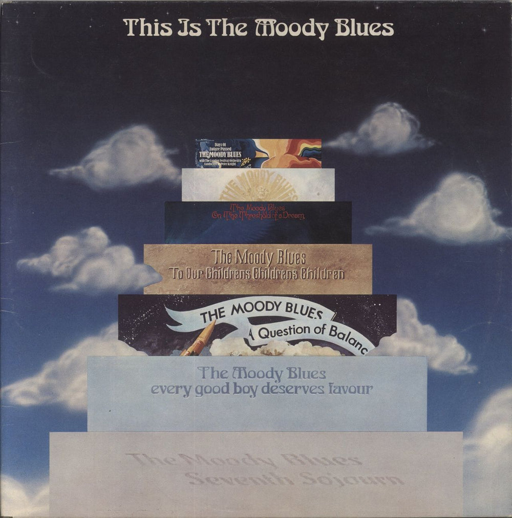 The Moody Blues This Is The Moody Blues UK 2-LP vinyl record set (Double LP Album) MB1/2