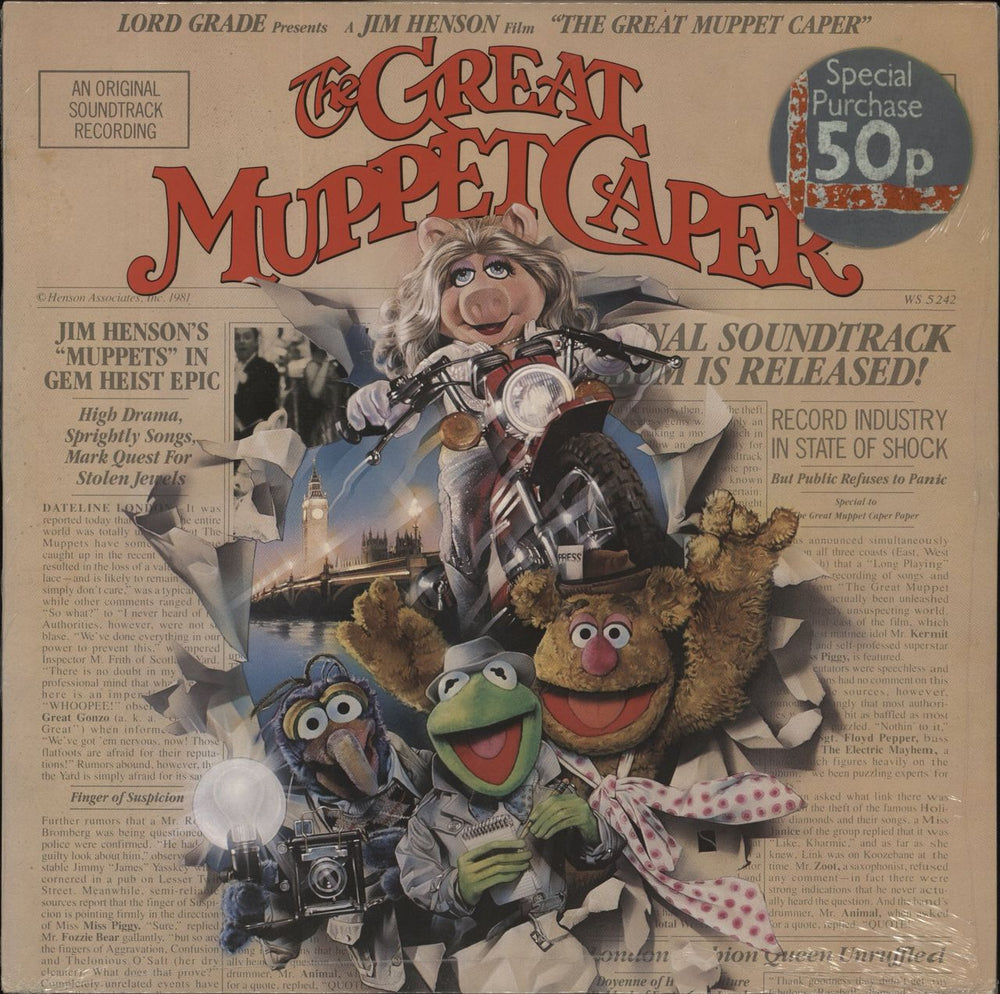 The Muppets The Great Muppet Caper - Sealed German vinyl LP album (LP record) WBK56942