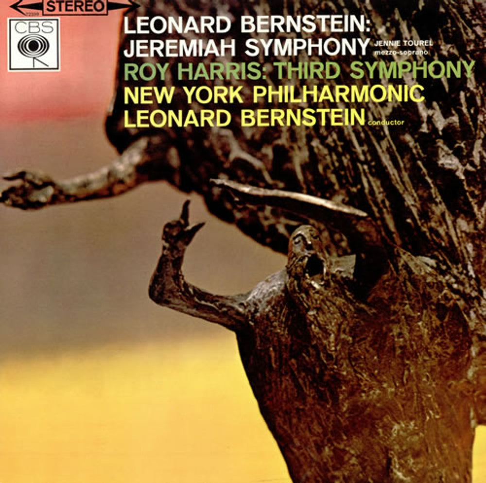 The New York Philharmonic Orchestra Bernstein: Jeremiah Symphony / Harris: Third Symphony UK vinyl LP album (LP record) SBRG72399