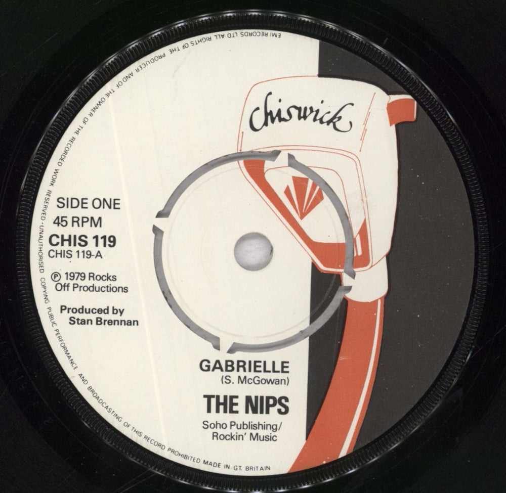 The Nips Gabrielle - Factory Sample Sleeve UK 7" vinyl single (7 inch record / 45) N.S07GA834774