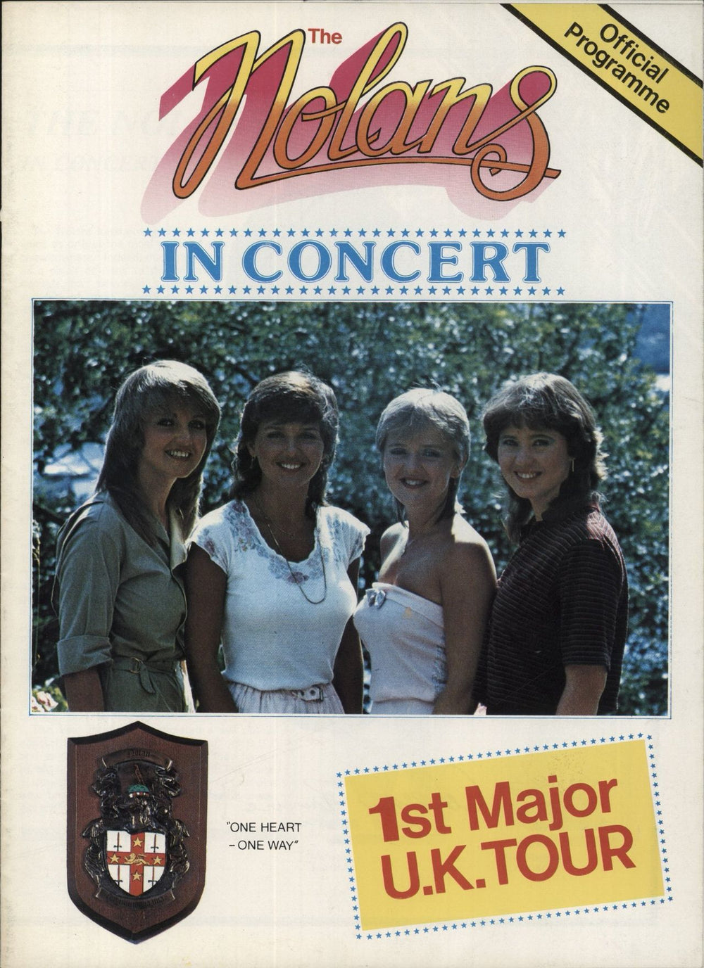 The Nolans Pair Of Tour Programmes UK tour programme TOUR PROGRAMME