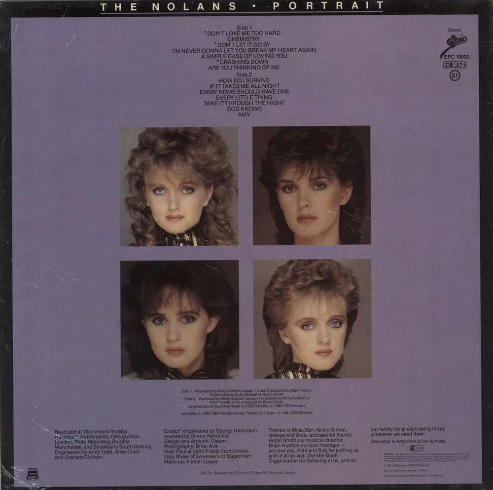 The Nolans Portrait - Sealed UK vinyl LP album (LP record)