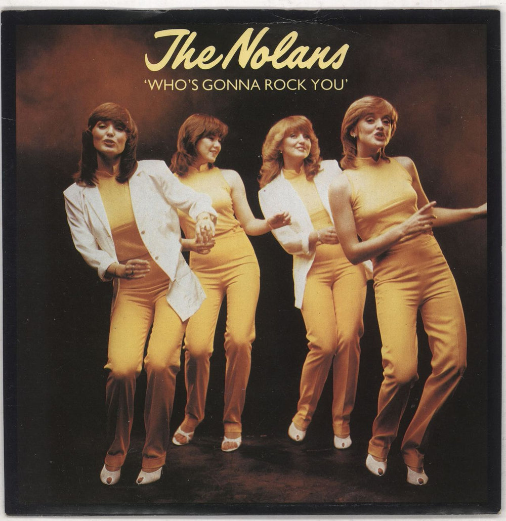 The Nolans Who's Gonna Rock You UK Promo 7" vinyl single (7 inch record / 45) SEPC9325