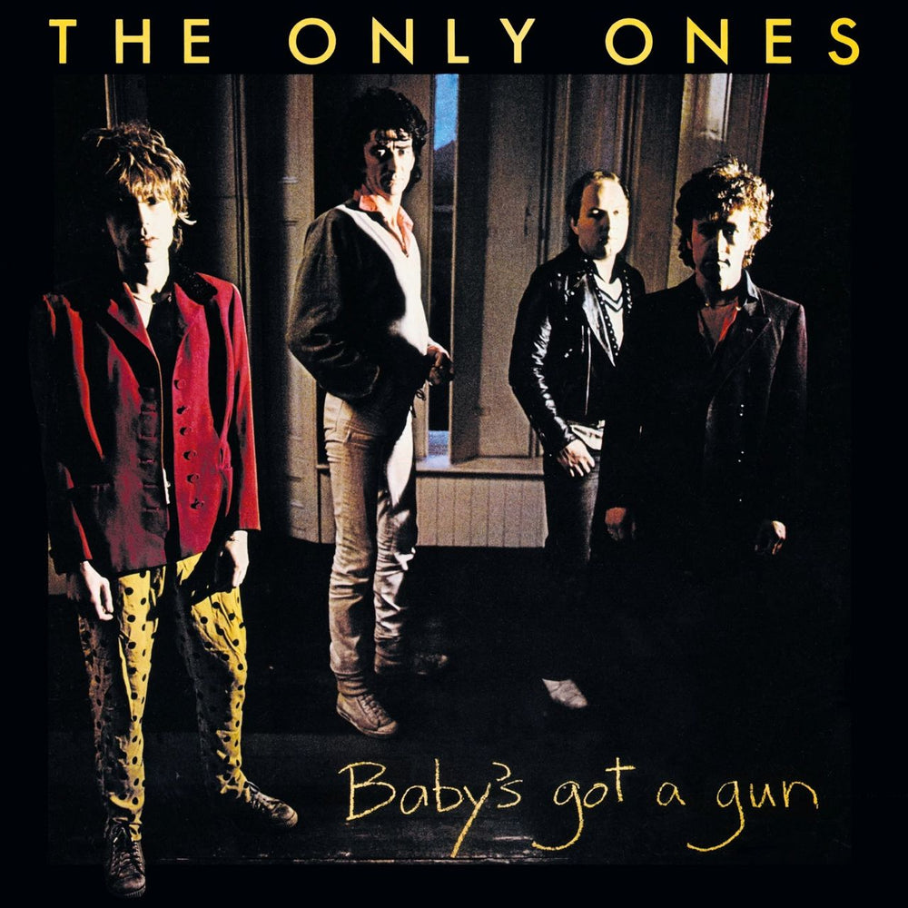 The Only Ones Baby's Got A Gun - Silver & Black Marbled Vinyl 180 Gram UK vinyl LP album (LP record) MOVLP3566