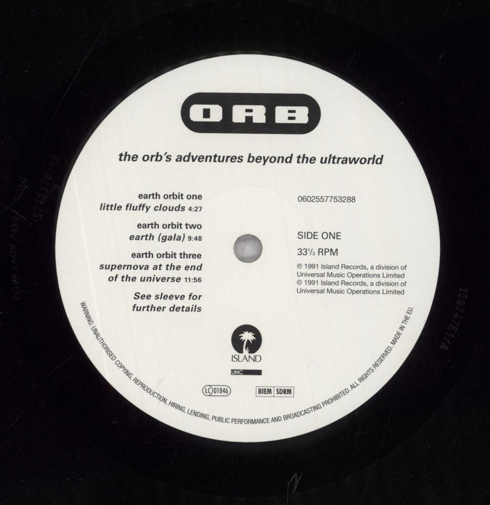 The Orb Adventures Beyond The Ultraworld - Remastered 180 Gram UK 2-LP vinyl record set (Double LP Album) 602557753264