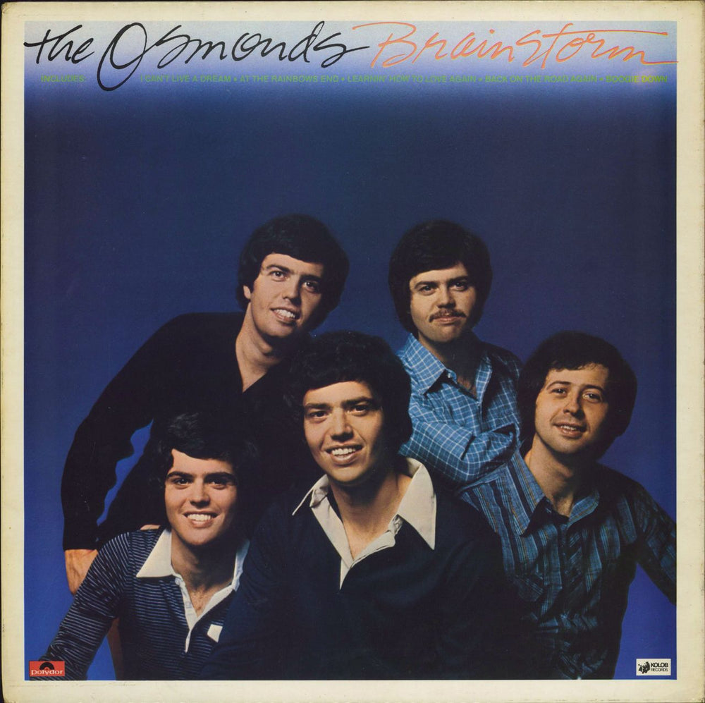 The Osmonds Brainstorm UK vinyl LP album (LP record) 2391236