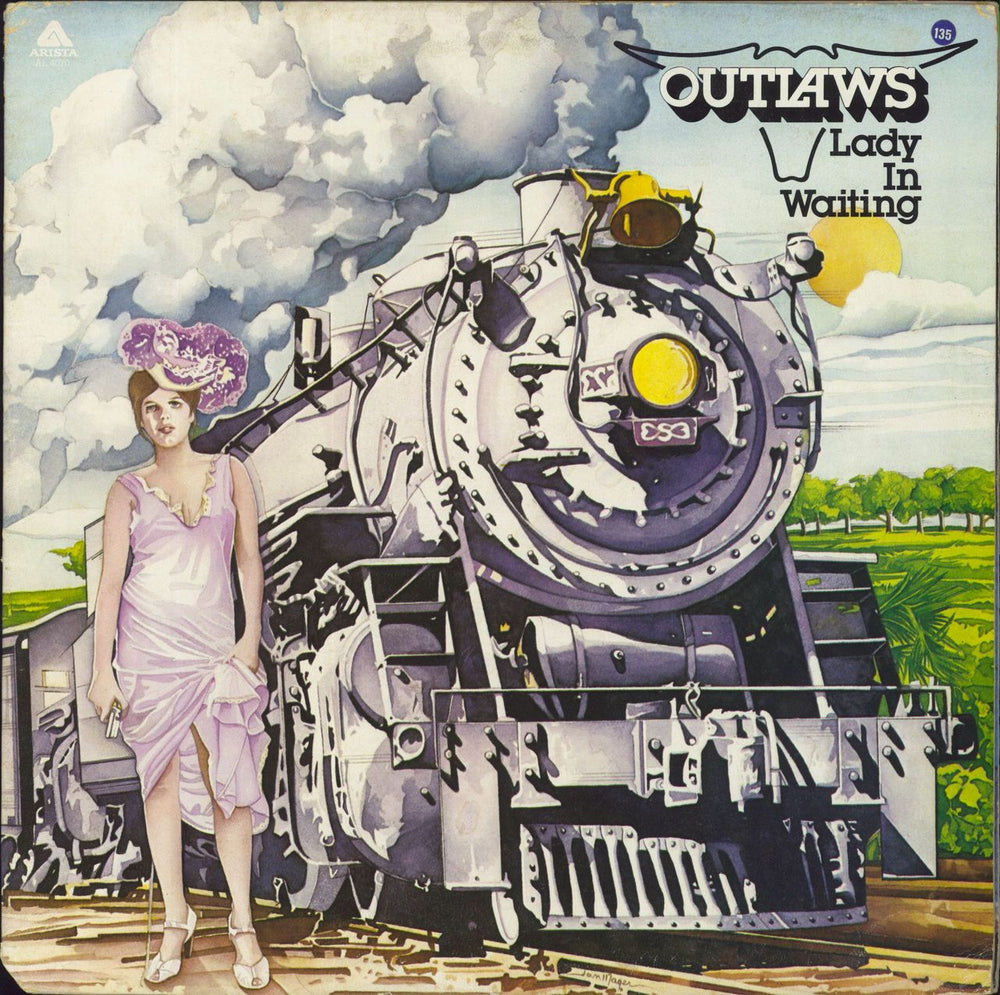 The Outlaws (US) Lady In Waiting US vinyl LP album (LP record) AL4070