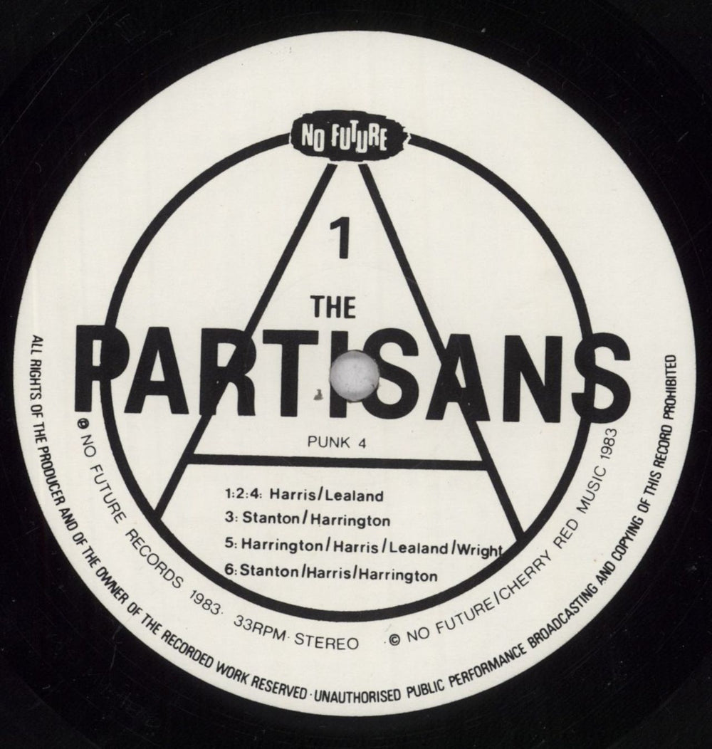 The Partisans The Partisans - VG UK vinyl LP album (LP record) PNXLPTH837254