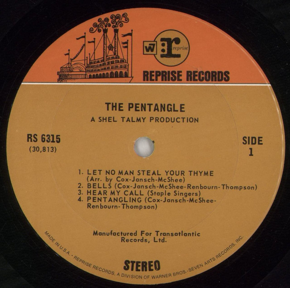 The Pentangle The Pentangle US vinyl LP album (LP record) PNTLPTH523957