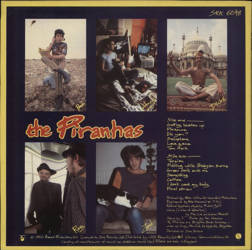The Piranhas The Piranhas - stickered UK vinyl LP album (LP record)