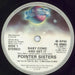 The Pointer Sisters Baby Come And Get It UK 7" vinyl single (7 inch record / 45) TPS07BA294585