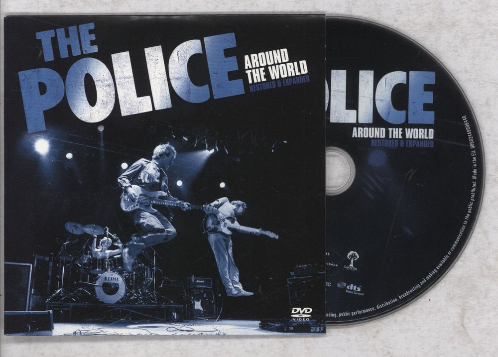 The Police Around The World: Restored & Expanded - Blue Vinyl + DVD UK vinyl LP album (LP record)