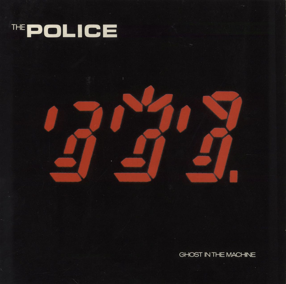 The Police Ghost In The Machine - EX UK vinyl LP album (LP record) AMLK63730