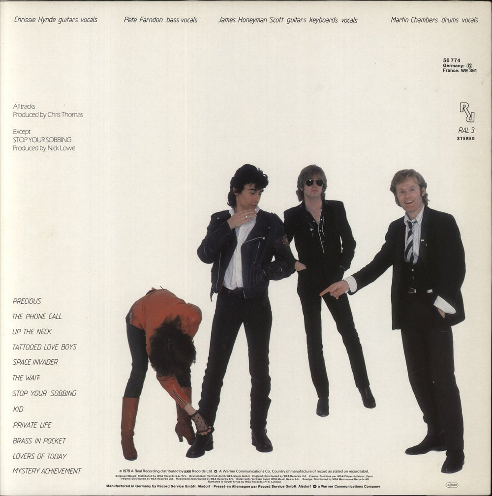 The Pretenders Pretenders German vinyl LP album (LP record)