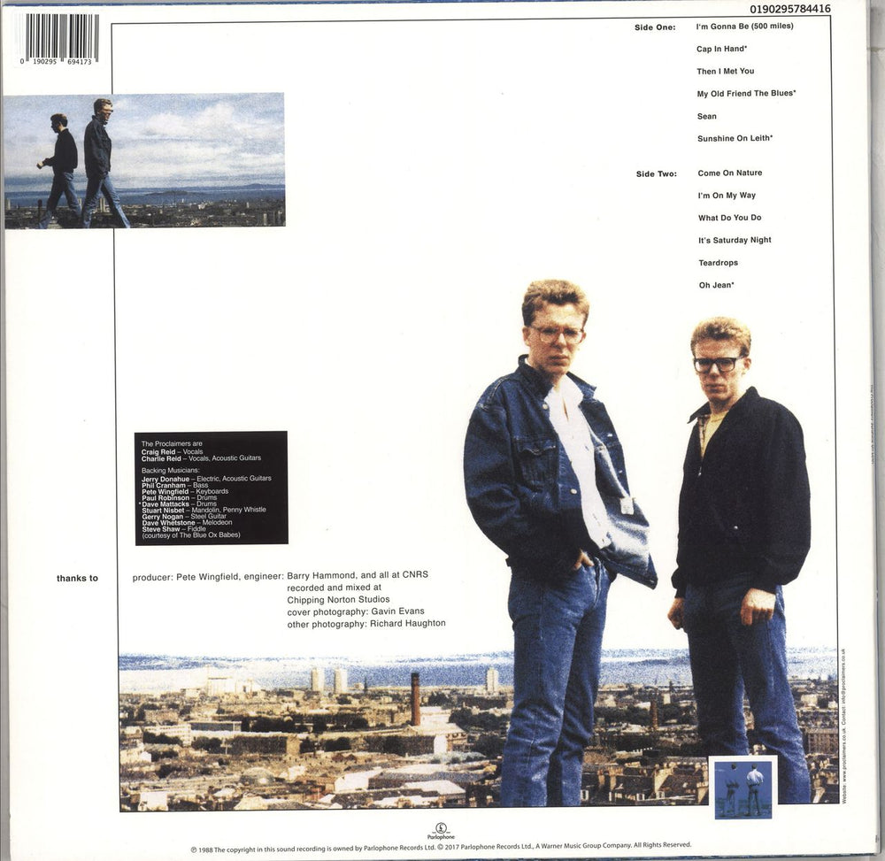 The Proclaimers Sunshine On Leith - Green Vinyl UK vinyl LP album (LP record) 190295694173