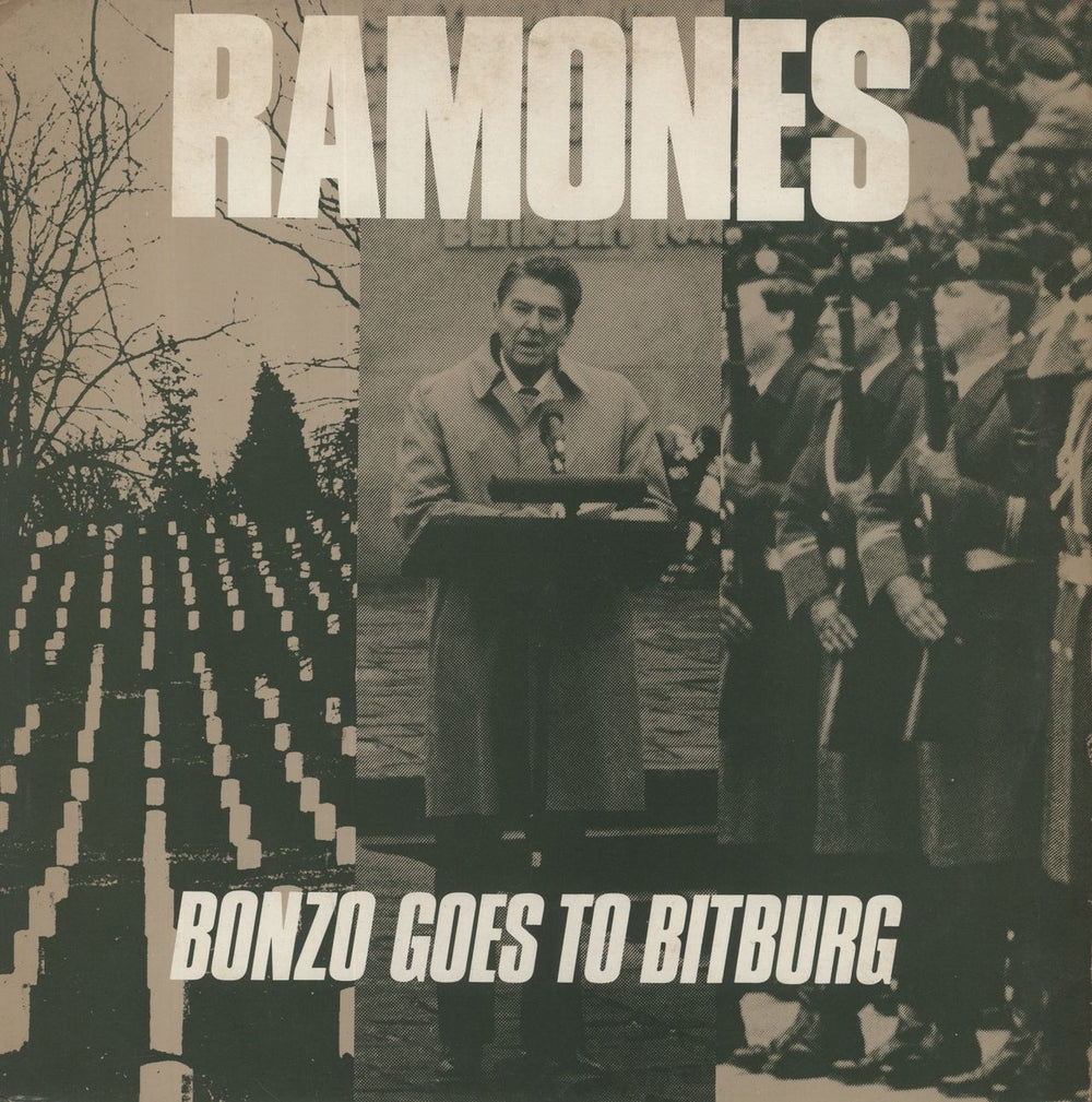 The Ramones Bonzo Goes To Bitburg - VG UK 12" vinyl single (12 inch record / Maxi-single) BEG140T