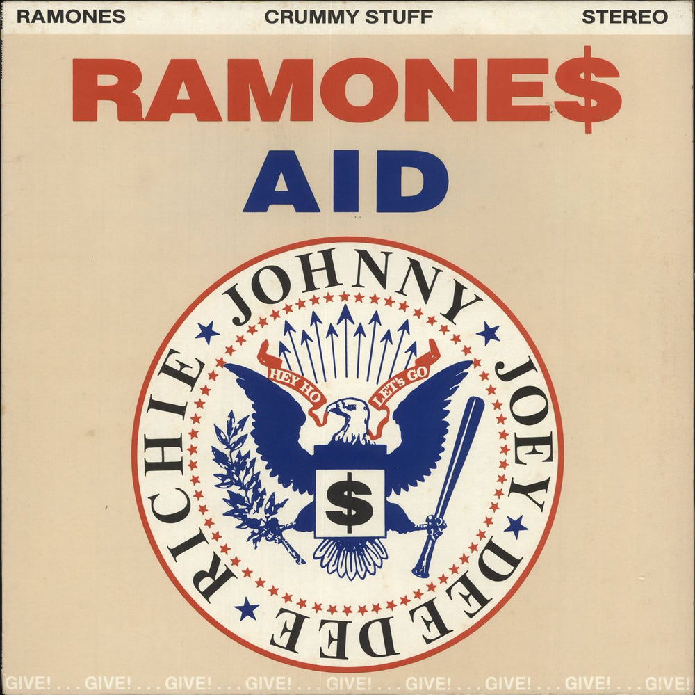 The Ramones Crummy Stuff UK 12" vinyl single (12 inch record / Maxi-single) BEG167T