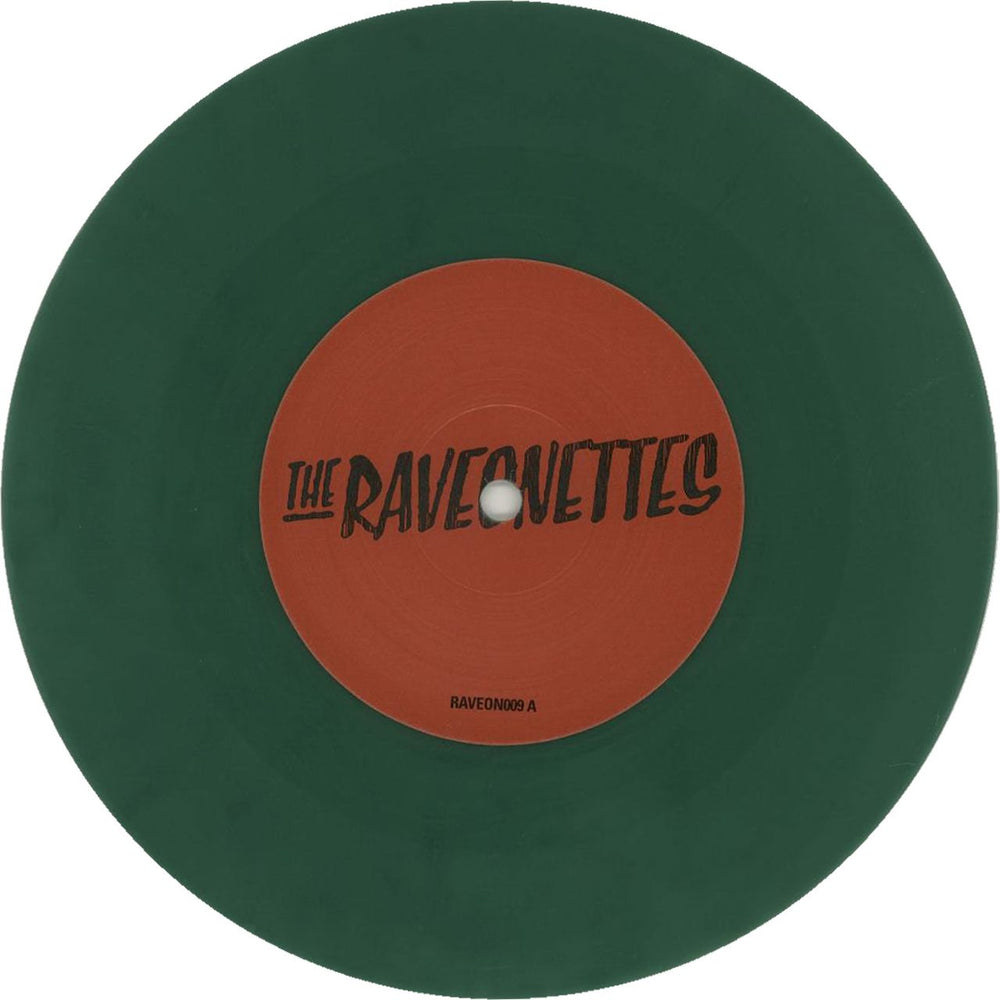 The Raveonettes Heartbreak Stroll - Green Vinyl UK 7" vinyl single (7 inch record / 45) VEO07HE266007