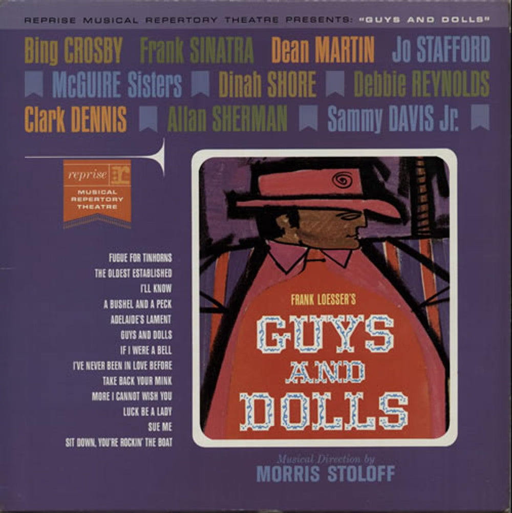 The Reprise Musical Repertory Theatre Guys And Dolls UK vinyl LP album (LP record) F2016