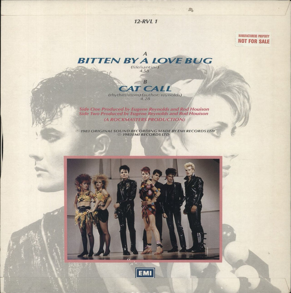 The Revillos Bitten By A Love Bug UK 12" vinyl single (12 inch record / Maxi-single)