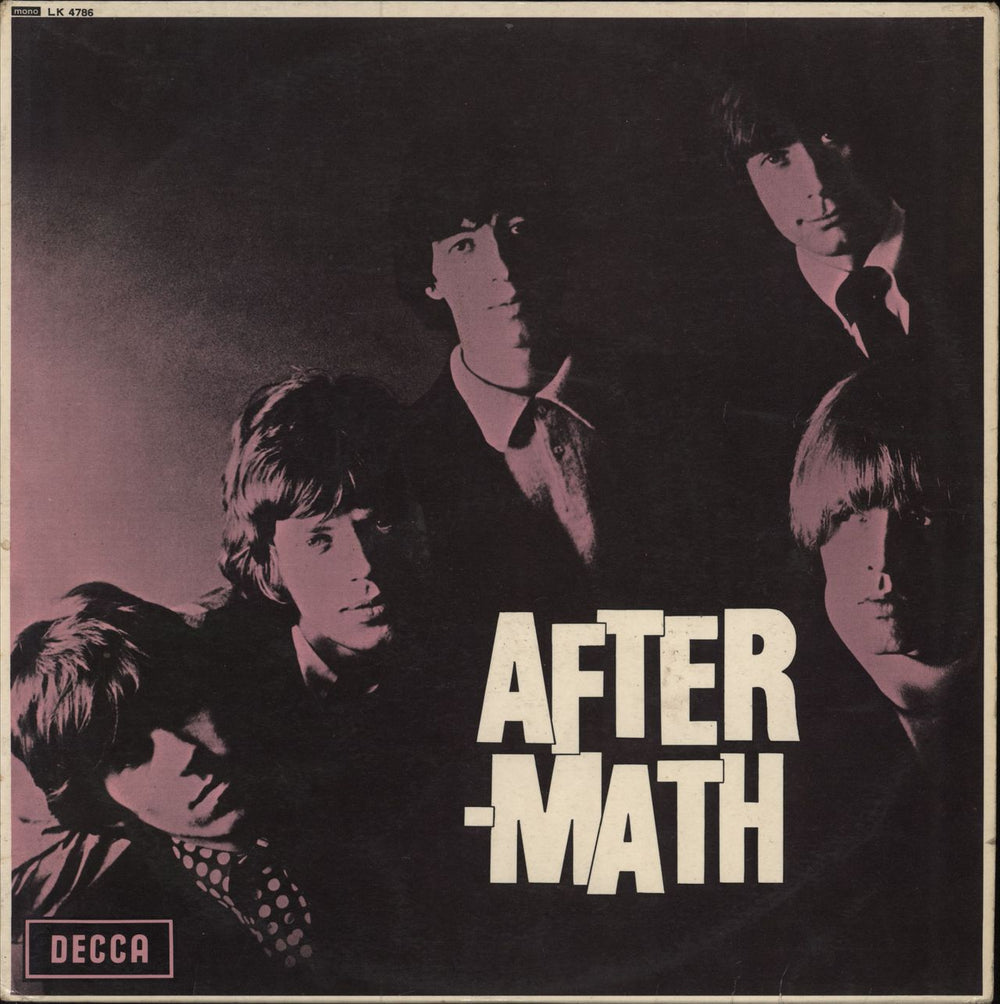 The Rolling Stones Aftermath - 5th - VG UK vinyl LP album (LP record) LK4786