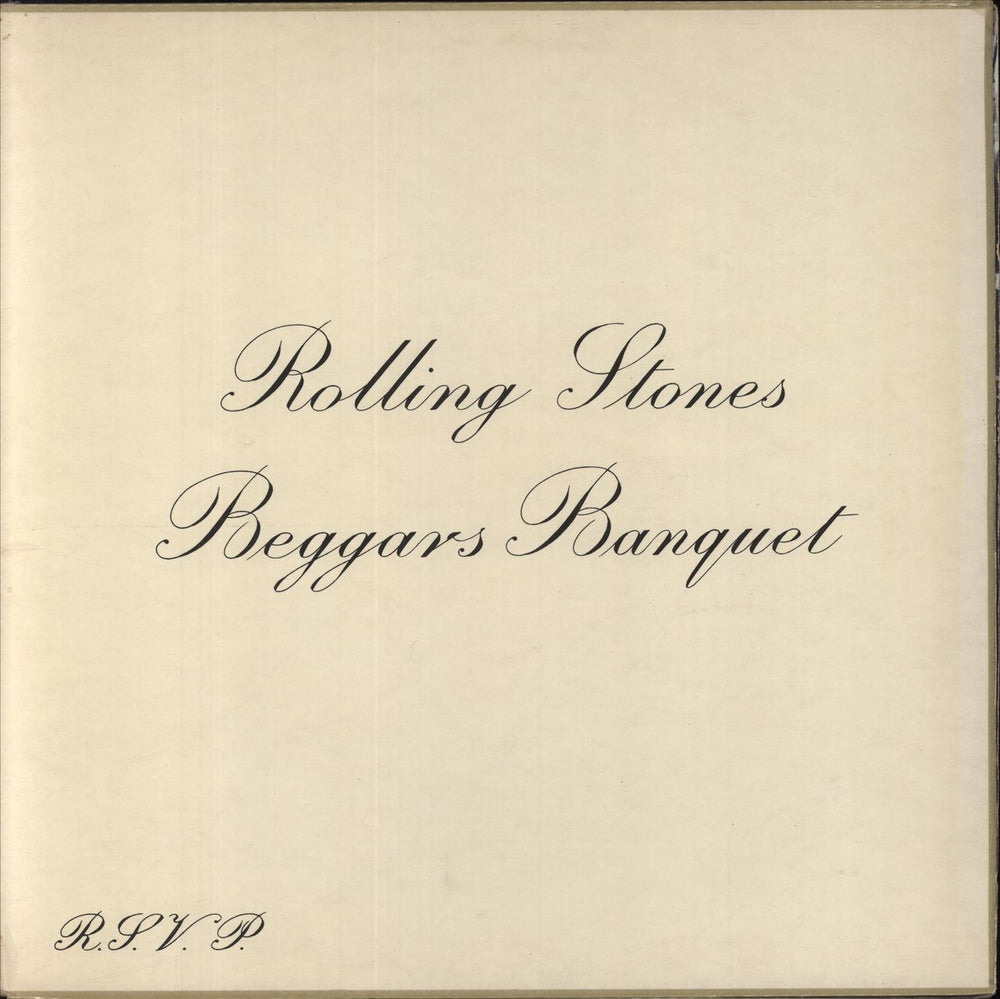 The Rolling Stones Beggars Banquet - 1st - EX UK vinyl LP album (LP record) LK4955