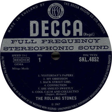 The Rolling Stones Between The Buttons - 1st [b] - EX UK vinyl LP album (LP record) ROLLPBE349167