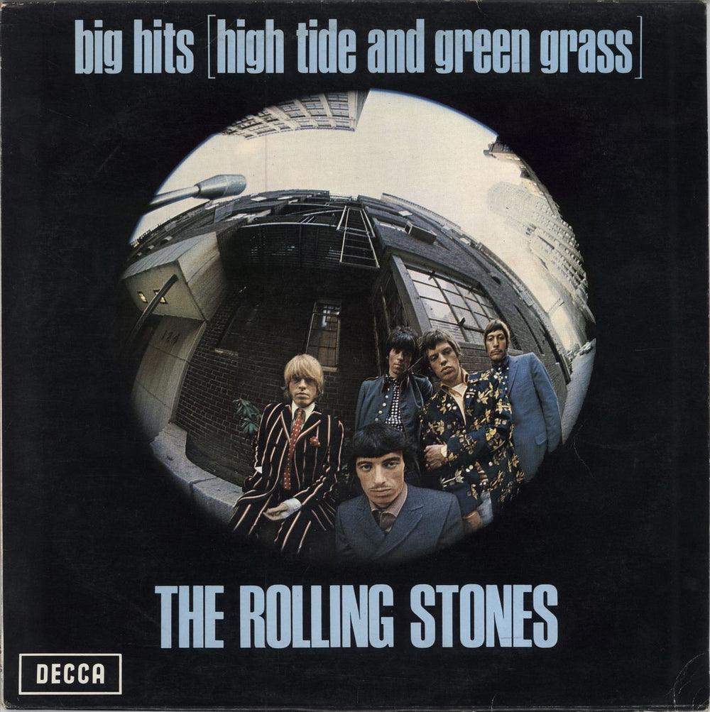 The Rolling Stones Big Hits (High Tide And Green Grass) - White label German Promo vinyl LP album (LP record) 6.22159AO