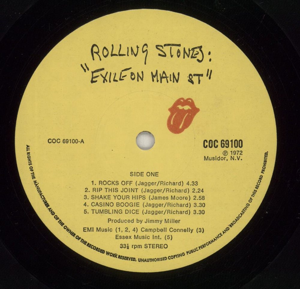 The Rolling Stones Exile On Main St + Postcards - EX UK 2-LP vinyl record set (Double LP Album) ROL2LEX874622