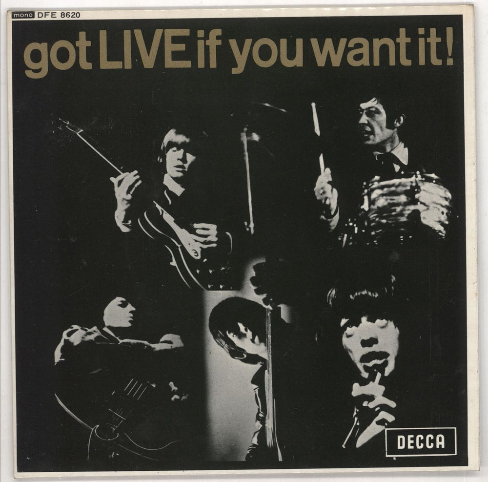 The Rolling Stones Got Live If You Want It EP - 1970 UK 7" vinyl single (7 inch record / 45) DFE8620