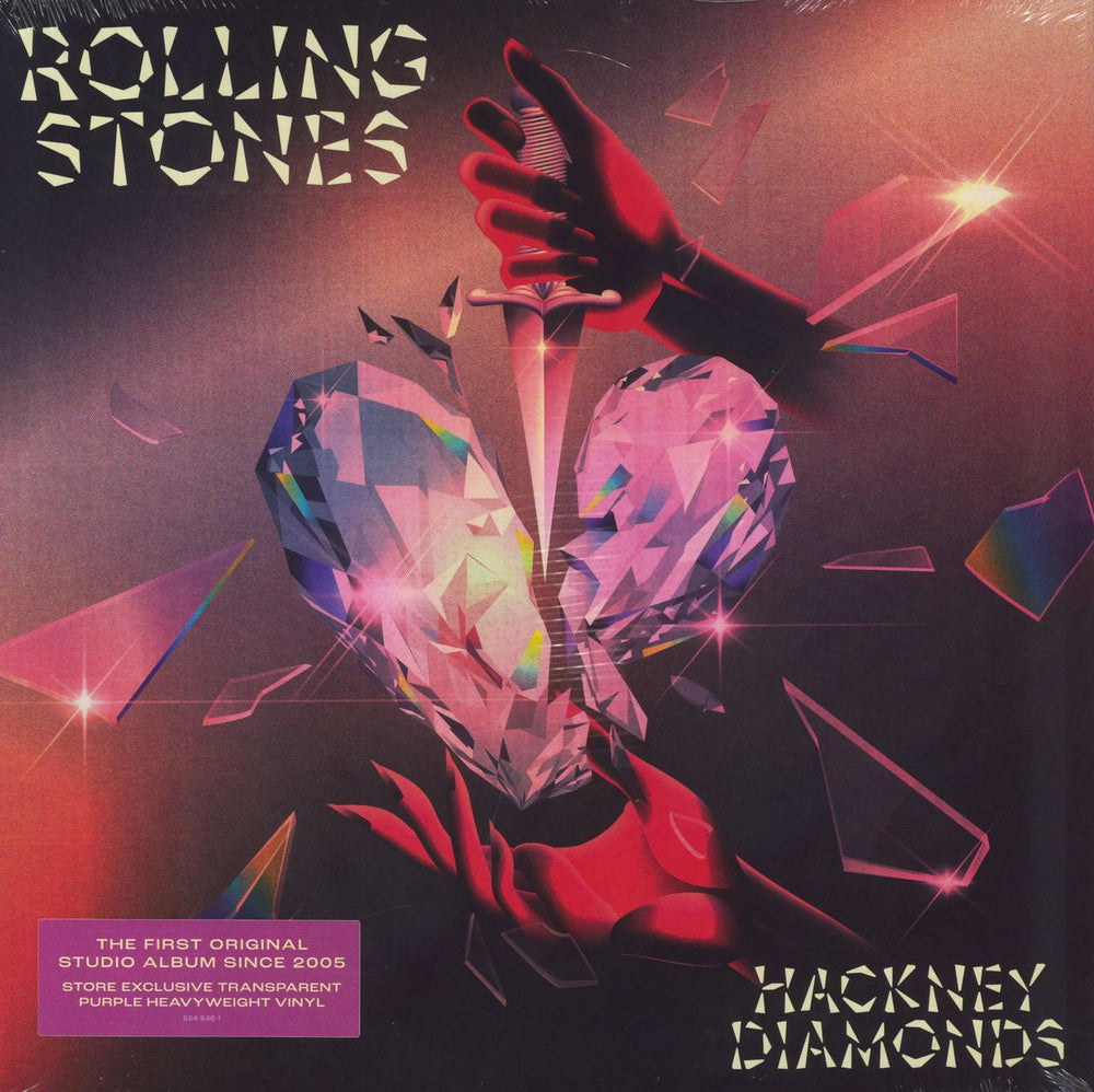 The Rolling Stones Hackney Diamonds - Purple Vinyl - Sealed UK vinyl LP album (LP record) 554645-9