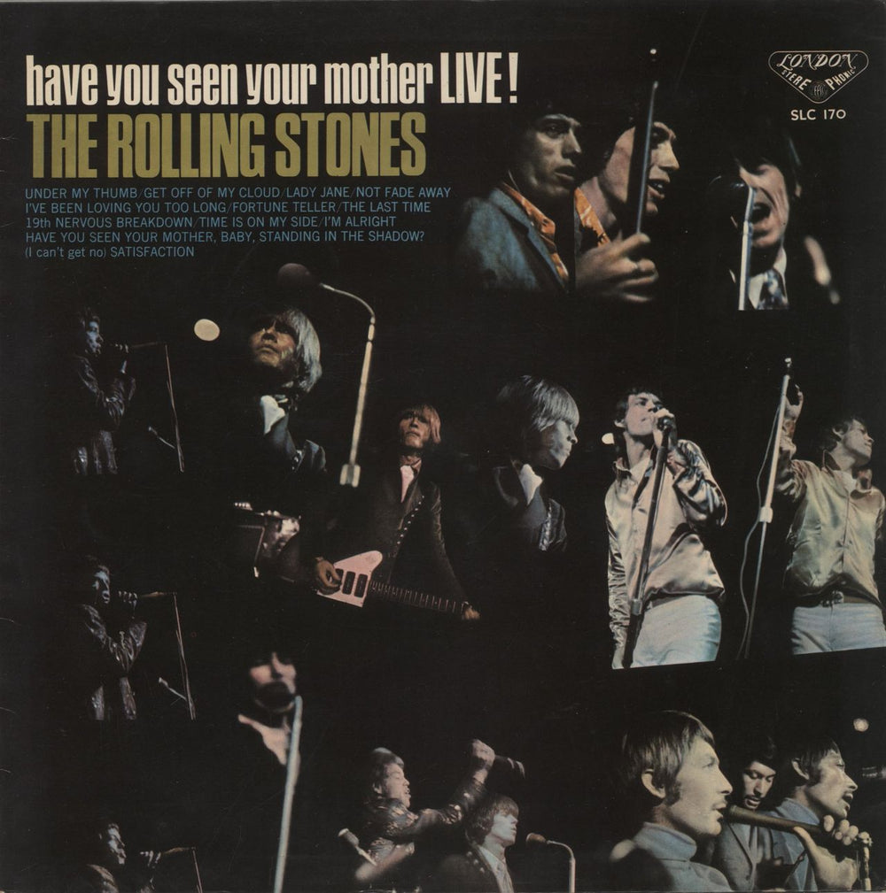The Rolling Stones Have You Seen Your Mother Live! - VG Japanese vinyl LP album (LP record) SLC170