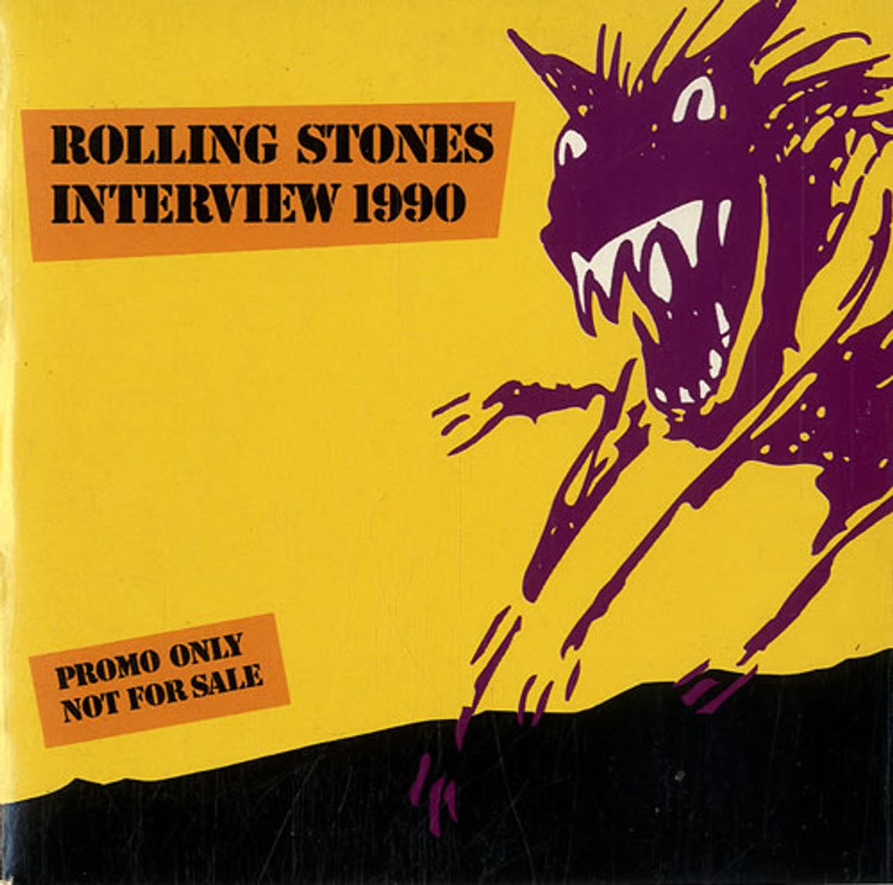 The Rolling Stones Interview 1990 UK Promo CD single (CD5 / 5") SAMPCD1408
