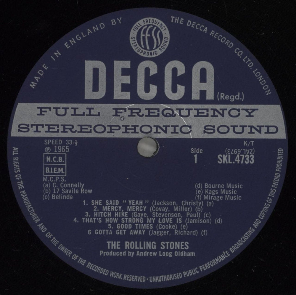 The Rolling Stones Out Of Our Heads - 2nd UK vinyl LP album (LP record) ROLLPOU879246