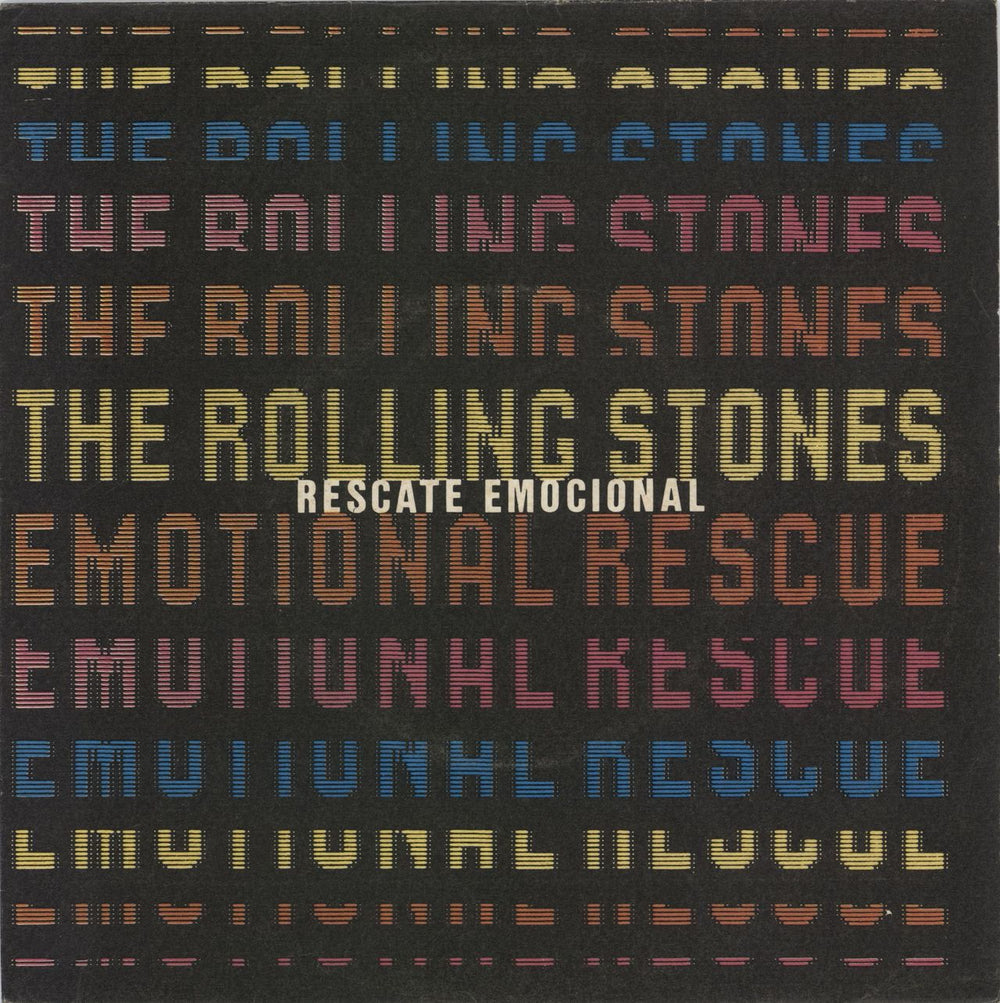 The Rolling Stones Rescate Emocional Spanish 7" vinyl single (7 inch record / 45) 10C006-063974