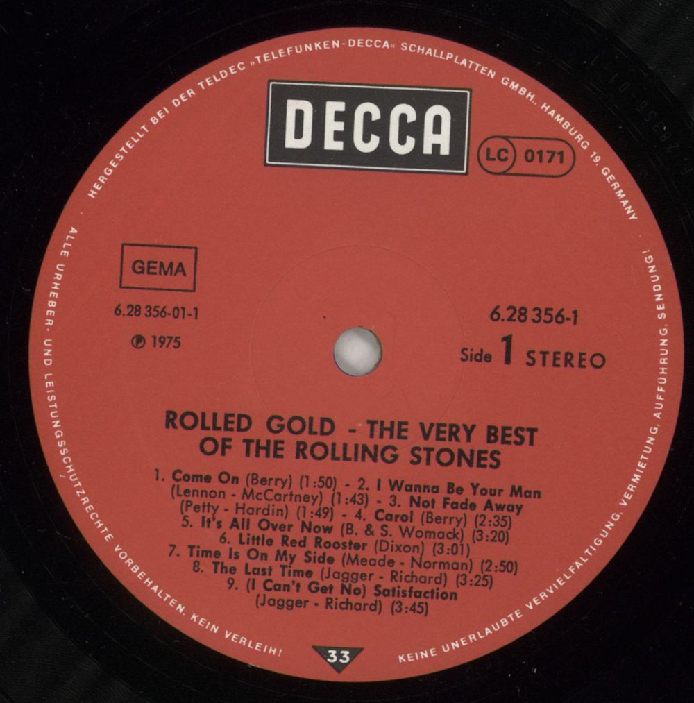 The Rolling Stones Rolled Gold German 2-LP vinyl record set (Double LP Album) ROL2LRO599932