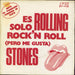 The Rolling Stones Solo es Rock'n Roll (Pero Me Gusta) Spanish Promo 7" vinyl single (7 inch record / 45) CP237