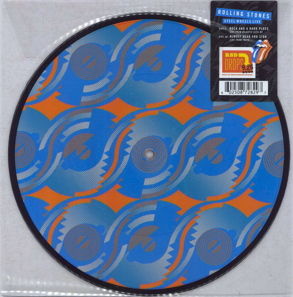 The Rolling Stones Steel Wheels - Live - RSD 2020 UK 10" Vinyl Picture Disc (10 inch Record Single) 0872829