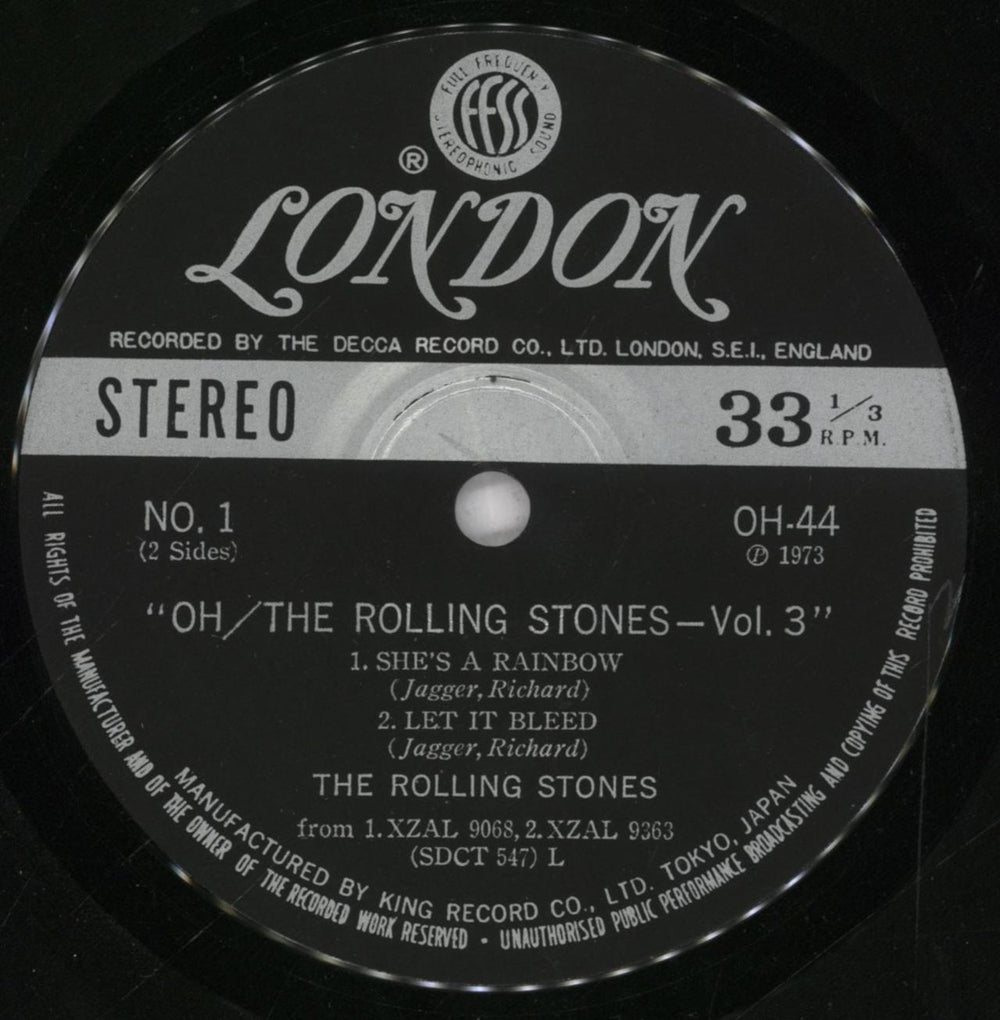 The Rolling Stones The Rolling Stones Vol.3 E.P. - Gatefold + Obi - VG Japanese 7" vinyl single (7 inch record / 45) ROL07TH836826