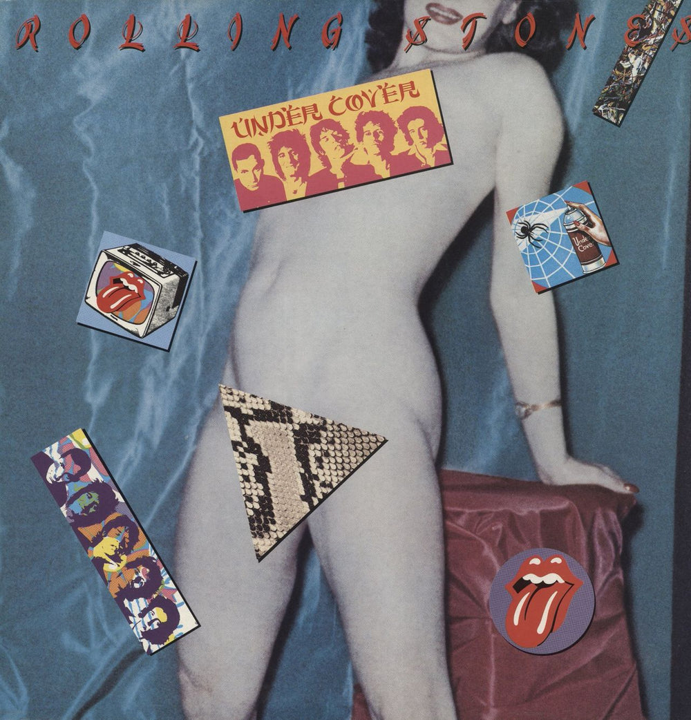 The Rolling Stones Undercover + Lyric Insert UK vinyl LP album (LP record) CUN1654361