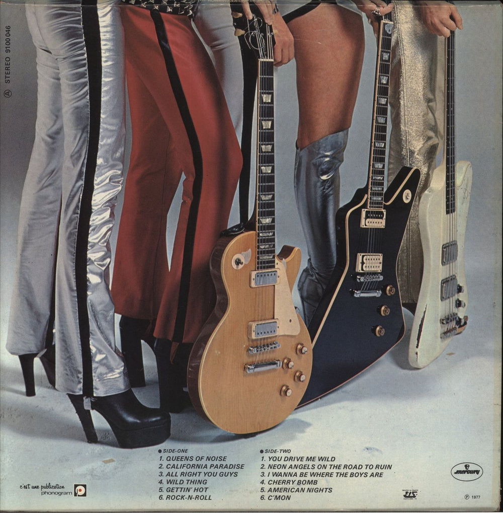 The Runaways Live In Japan French vinyl LP album (LP record)