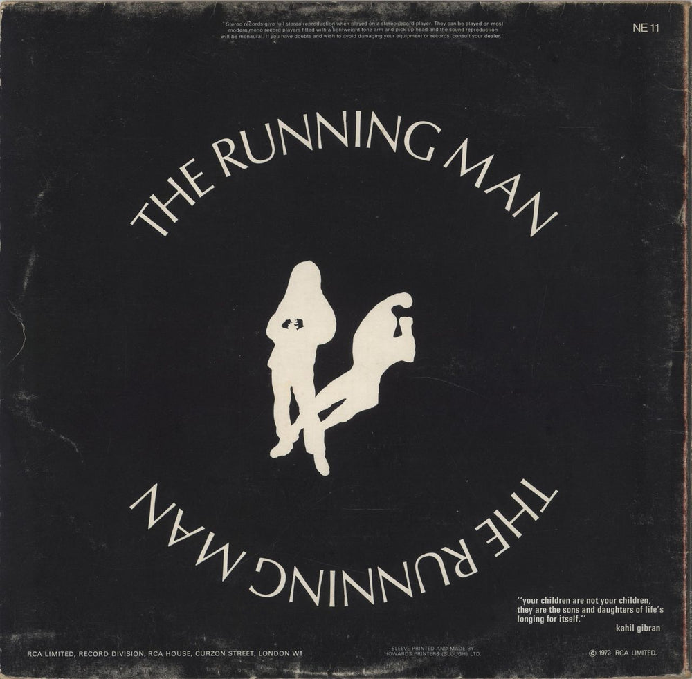 The Running Man The Running Man - 1st UK vinyl LP album (LP record) TRMLPTH857274