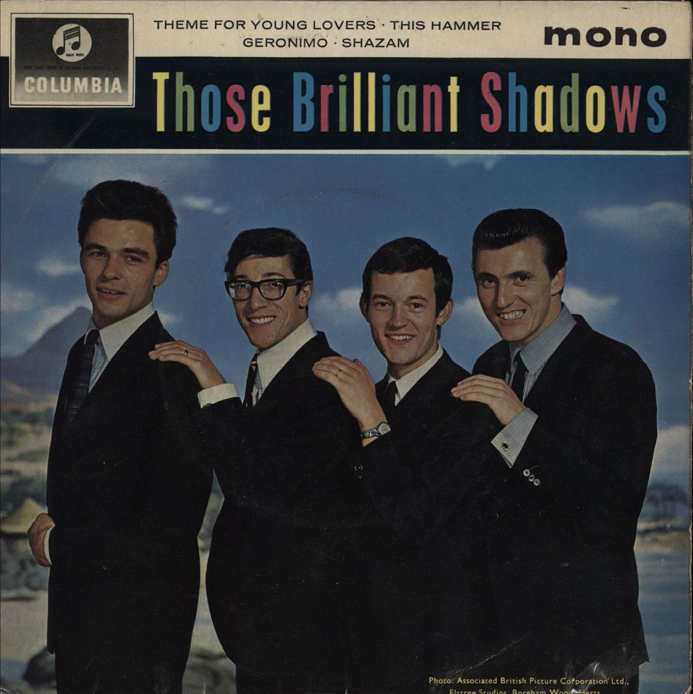 The Shadows Those Brilliant Shadows EP UK 7" vinyl single (7 inch record / 45) SEG8321